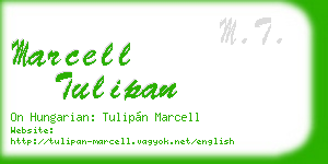 marcell tulipan business card