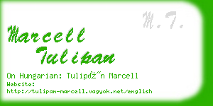 marcell tulipan business card